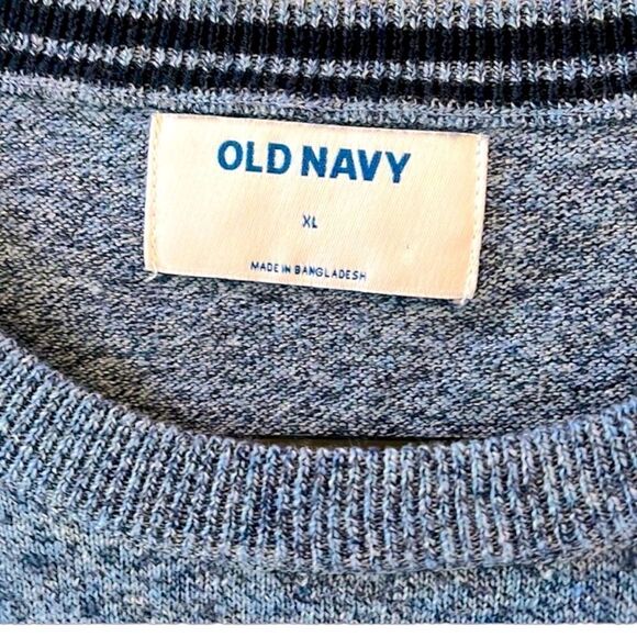 Mens’ Blue Old Navy Cotton Blend Sweater Size XL - Picture 4 of 5